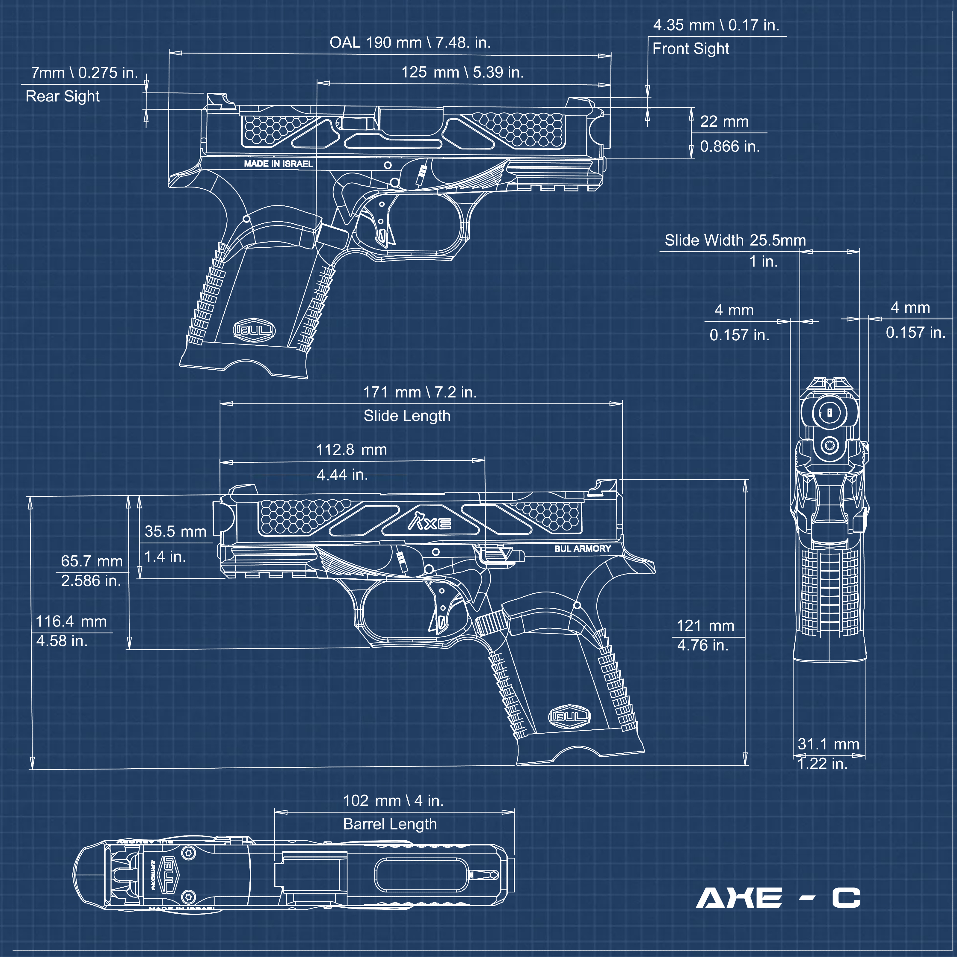 BUL Armory AXE C – תמונה 6
